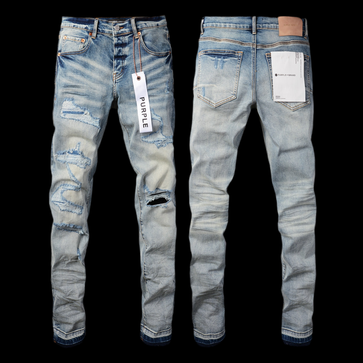 Purple Slim Fit Jeans